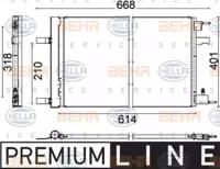 Hella 8FC 351 310-621 Конденсер