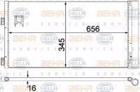 Hella 8FC 351 319-644 Конденсер