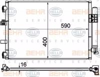 Hella 8FC 351 344-554 Випаровувач кондиціонера Hella 8FC 351 344-554 Випаровувач кондиціонера
