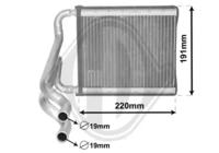 Diederichs DCM3848 Радіатор обігрівача салону