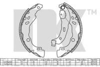 NK 2739690 Колодки тормозные