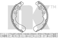 NK 2751503 Brake pads