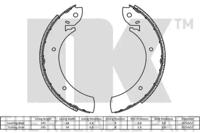 NK 2799272 Колодки гальмівні