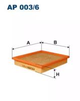 Filtron AP003/6 Фільтр повітряний