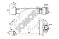 Somora 301745 Радіатор інтеркулера Somora 301745 Радіатор інтеркулера