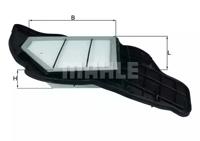 Mahle Original LX 1684/5 Фільтр повітряний