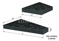 Mahle Original LAK 225/S Фільтр салона Mahle Original LAK 225/S Фільтр салона