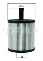 Mahle Original OX 556D Oil filter