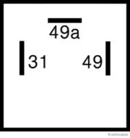Elparts 75605148 Реле поворотів