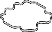Elring 187.830 Прокладка кришки клапанів