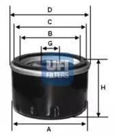 UFI 23.290.00 Oil filter
