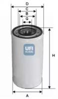 UFI 23.303.00 Oil filter