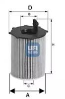 UFI 25.068.00 Oil filter