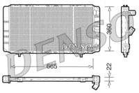 Denso DRM23020 Радіатор