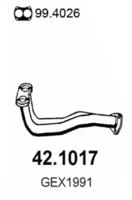 Asso 42.1017 Випускна труба відпрацьованих газів