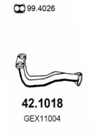 Asso 42.1018 Випускна труба відпрацьованих газів