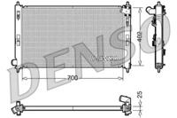 Denso DRM45032 Радіатор охолодження двигуна