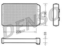 Denso DRR09090 Радіатор обігрівача салону