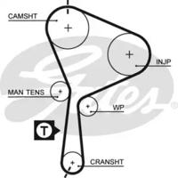 Gates 5552XS Belt timing Gates 5552XS Belt timing