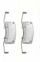 Triscan 8105291611 Монтажний комплект гальмівних колодок Triscan 8105291611 Монтажний комплект гальмівних колодок