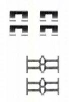 Triscan 8105401614 Монтажний комплект гальмівних колодок Triscan 8105401614 Монтажний комплект гальмівних колодок