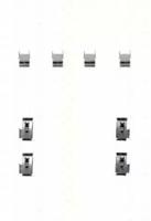 Triscan 8105421586 Монтажний комплект гальмівних колодок