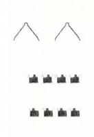 Triscan 8105501580 Spring set disc brake Triscan 8105501580 Spring set disc brake