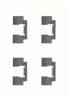 Triscan 8105801001 Spring set disc brake Triscan 8105801001 Spring set disc brake