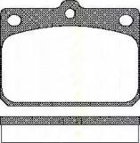 Triscan 811010027 Brake pads