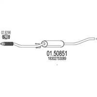 MTS 01.50851 Середній глушник вихлопних газів