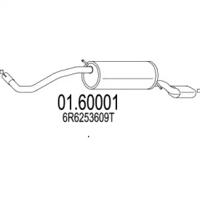 MTS 01.60001 Глушитель выхлопных газов конечный