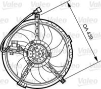 Valeo 696378 Fan and motor assy Valeo 696378 Fan and motor assy