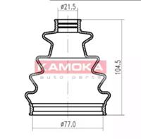Kamoka 1146514 Dust boot kit axle joint