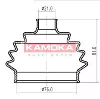 Kamoka 1146864 Dust boot kit axle joint
