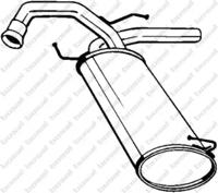 Bosal 148-171 Глушник вихлопних газів кінцевий Bosal 148-171 Глушник вихлопних газів кінцевий