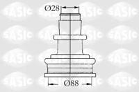 Sasic 4003411 Dust boot kit axle joint
