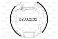 Valeo 554863 Brake pads