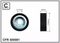 Caffaro 500081 Ролик натяжний ременя поліклинового Caffaro 500081 Ролик натяжний ременя поліклинового