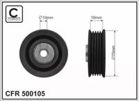 Caffaro 500105 Ролик натяжной