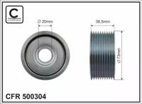 Caffaro 500304 Ролик натяжний ременя поліклинового Caffaro 500304 Ролик натяжний ременя поліклинового