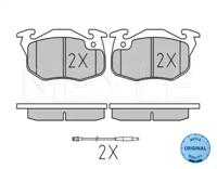 Meyle 0252090518W Колодки гальмівні Meyle 0252090518W Колодки гальмівні