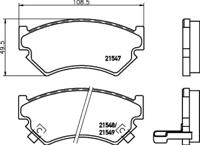 Textar 2154701 Brake pads