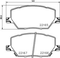 Textar 2216501 Brake pads Textar 2216501 Brake pads