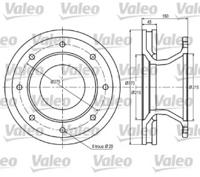 Valeo 187008 Диск тормозной Valeo 187008 Диск тормозной