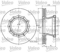 Valeo 187056 Brake disc