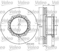 Valeo 187070 Brake disc