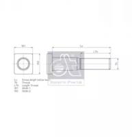 Diesel Technic 2.65104 Болт кріплення колеса