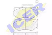 Icer 140731 Колодки гальмівні