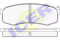 Icer 141027 Колодки тормозные