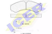 Icer 141208-200 Колодки гальмівні